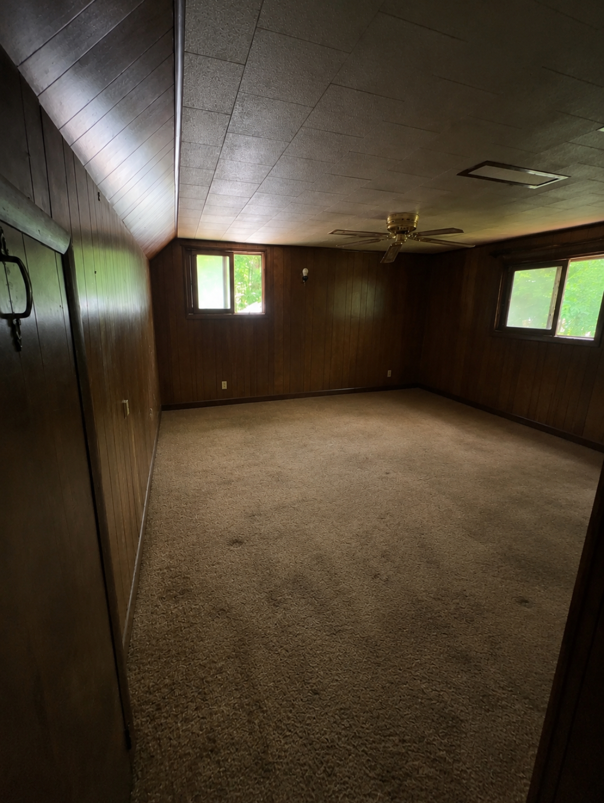 Empty cleared room after ZMAN Contracting cleanout